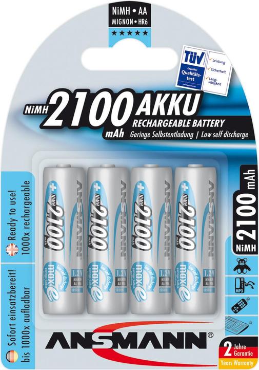 Ansmann AA (4 Stk., AA, 2100 mAh)