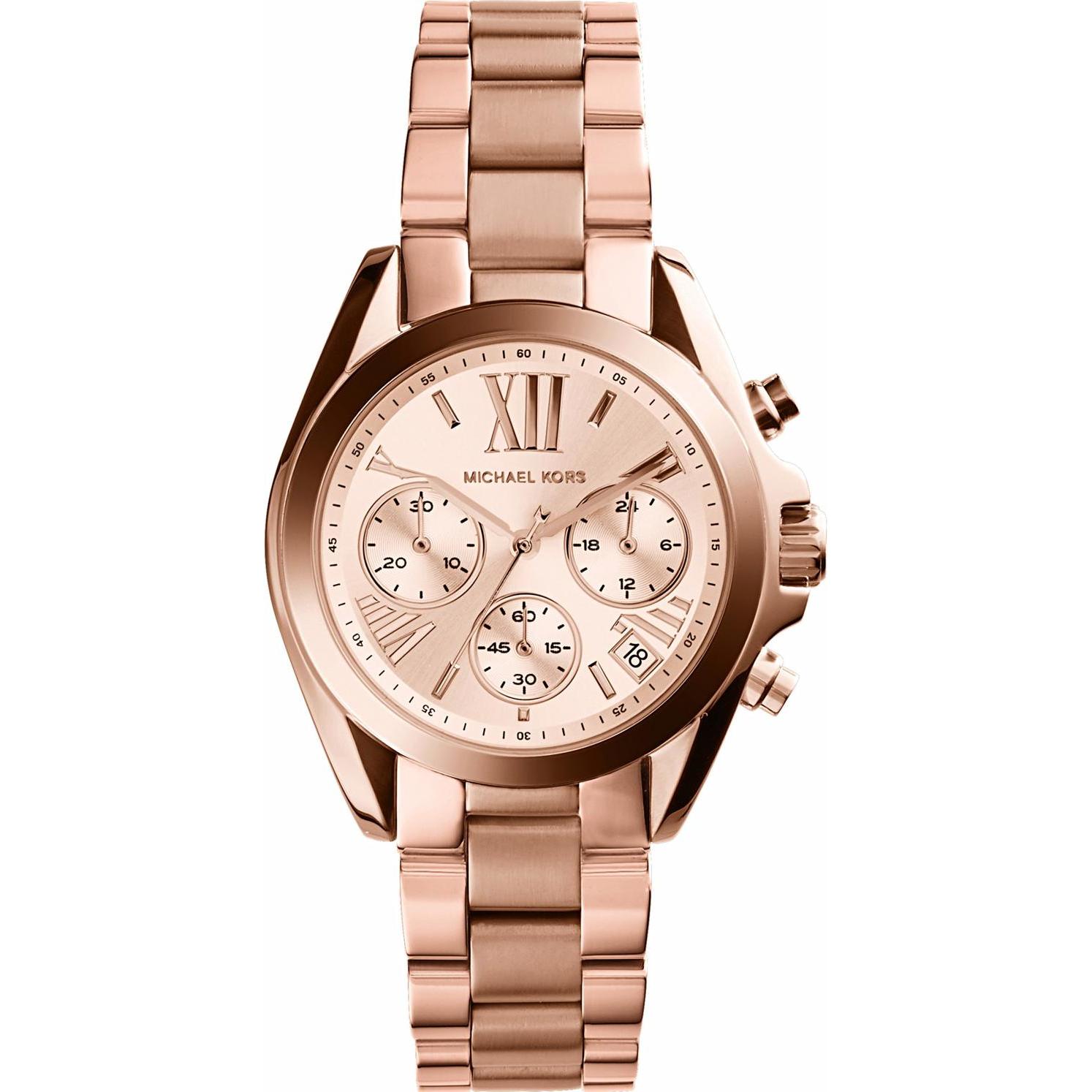 Michael Kors, Armbanduhr, Bradshaw, Gold, (Chronograph, 35 mm)