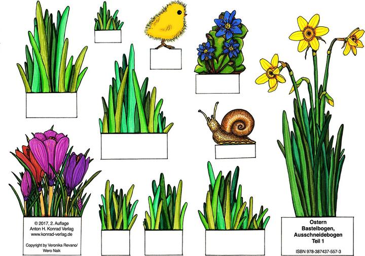 Actual product image Easter - Cut-out sheet. Easter bunny, O