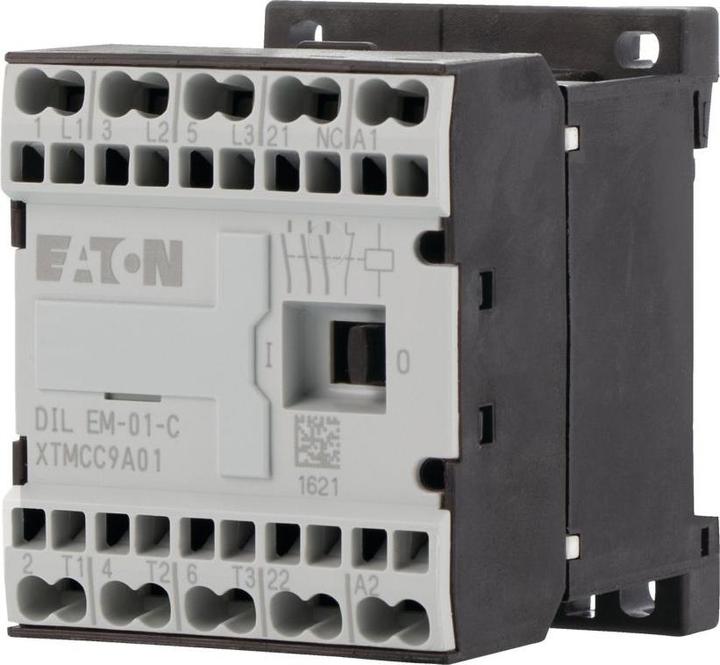 Actual product image Eaton Electric GmbH Power contactor AC-3/400V 4kW 3p DILEM-01-C 230V