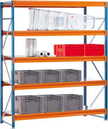 Actual product image Schulte Lagertechnik Basic rack W100 with steel panels