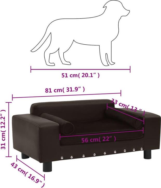 Immagine prodotto vidaXL Hundesofa (Cane)
