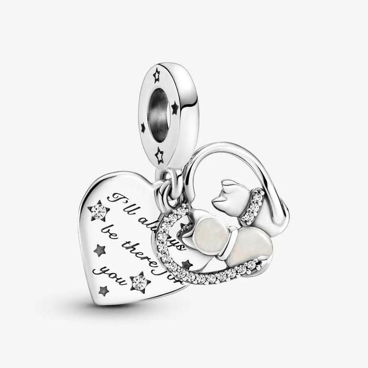 Immagine prodotto Pandora Gatti appesi e cuori (Argento 925, Con pietra/e)