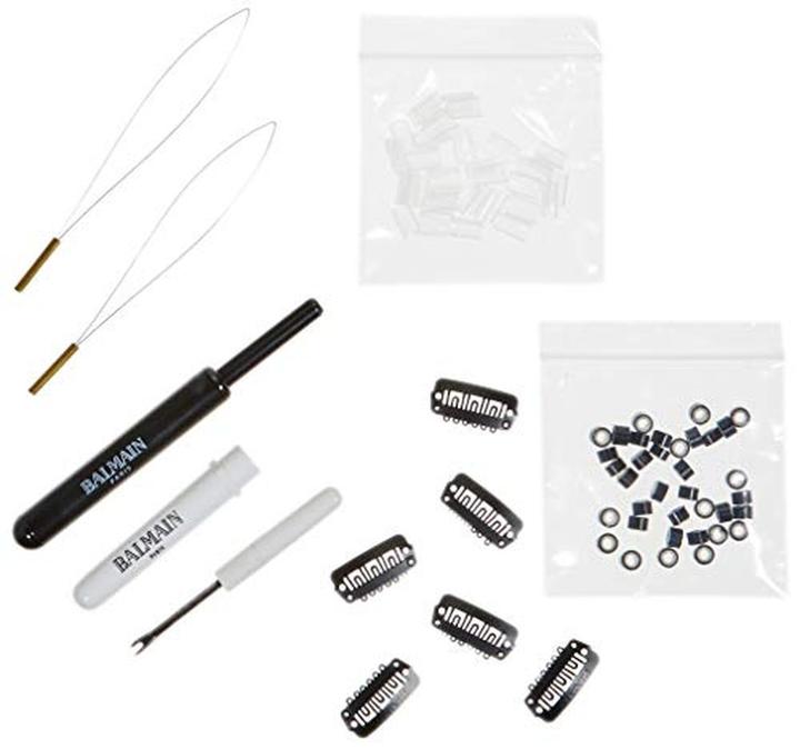 Produktbild Balmain Hair Professional - Double Hair Extensions Human Hair - 1 - Zwart (1 Black, 40 cm)