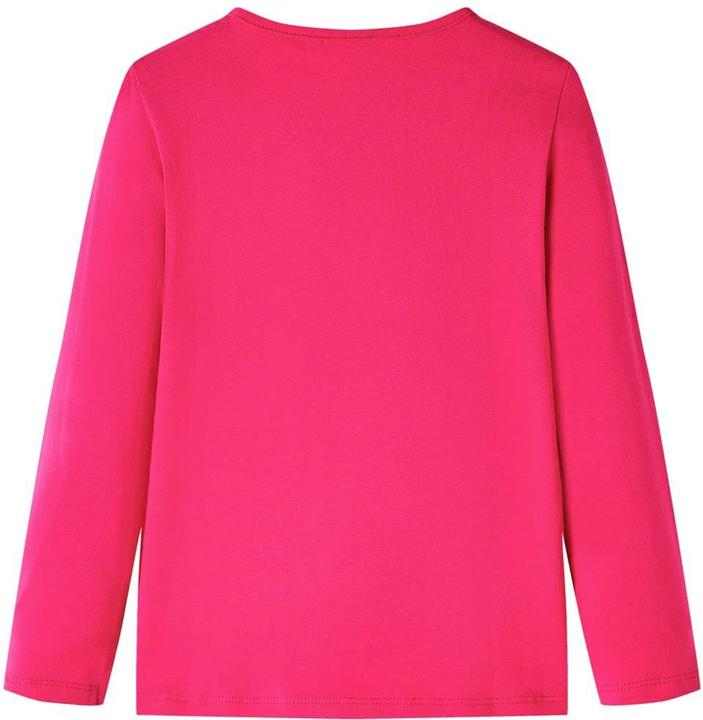Immagine prodotto VidaXL Camicia a maniche lunghe per bambini rosa brillante 128,Materiale: 95 % cotone (128)