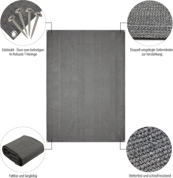 Produktbild Casa Pura Vorzeltteppich 240 g/m² (300 x 600 cm)