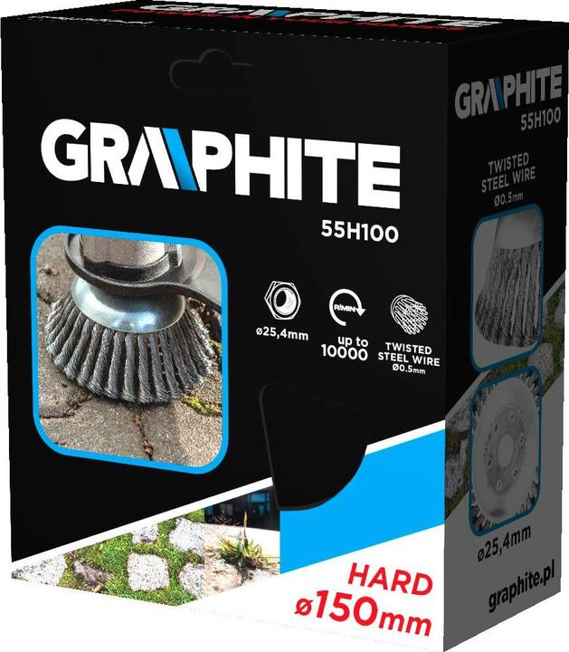 Actual product image Graphite Wire brush