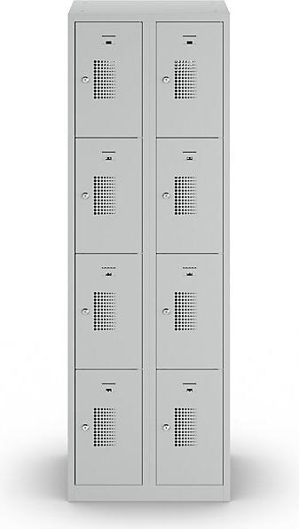 Actual product image eurokraft basic Locker cabinet with cylinder lock (60 cm, 180 cm)