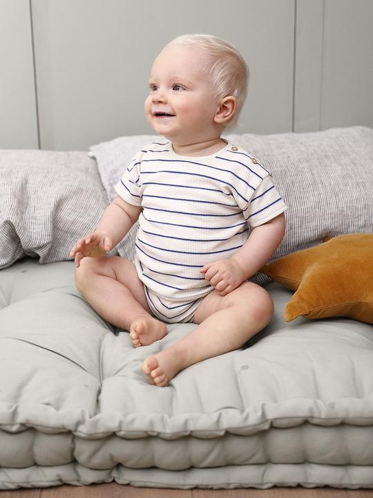 Actual product image Vertbaudet Baby-Set: T-Shirt & Shorts aus Waffelpikee (56)