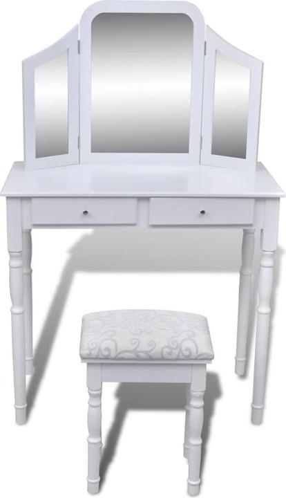 Image du produit vidaXL Schminktisch (80 x 80 x 46 cm)