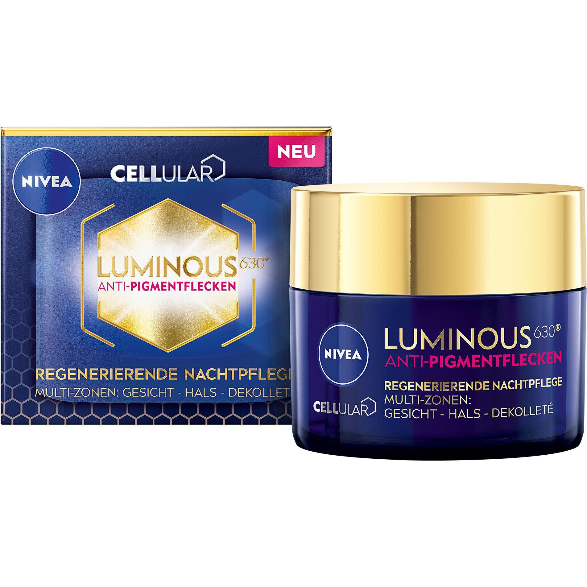 Nivea , Gesichtscreme, Cellular Luminous 630 (50 Ml, Nachtcreme)