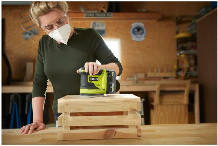Actual product image Ryobi RROS18-0 (Eccentric grinder)