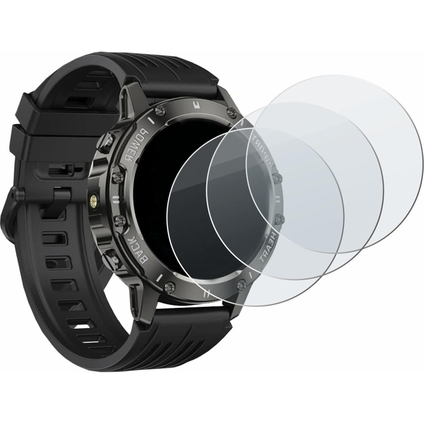 Thumbnail - BROTECT Schutzglas Schutzfolie Displayschutz Display Schutz Glas Folie matt, Smartwatch Schutzfolie, Grau
