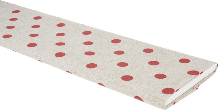 Produktbild VBS Motiv-Stoff Leinenoptik "Grosse Punkte", 140cm, 175g/m², Meterware
