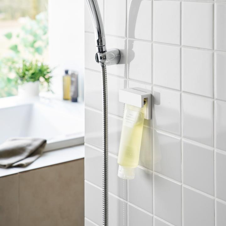 Produktbild Yamazaki Breiter Klebehaken-Zahnbürsten- und Zahnpasta-Halter TOWER