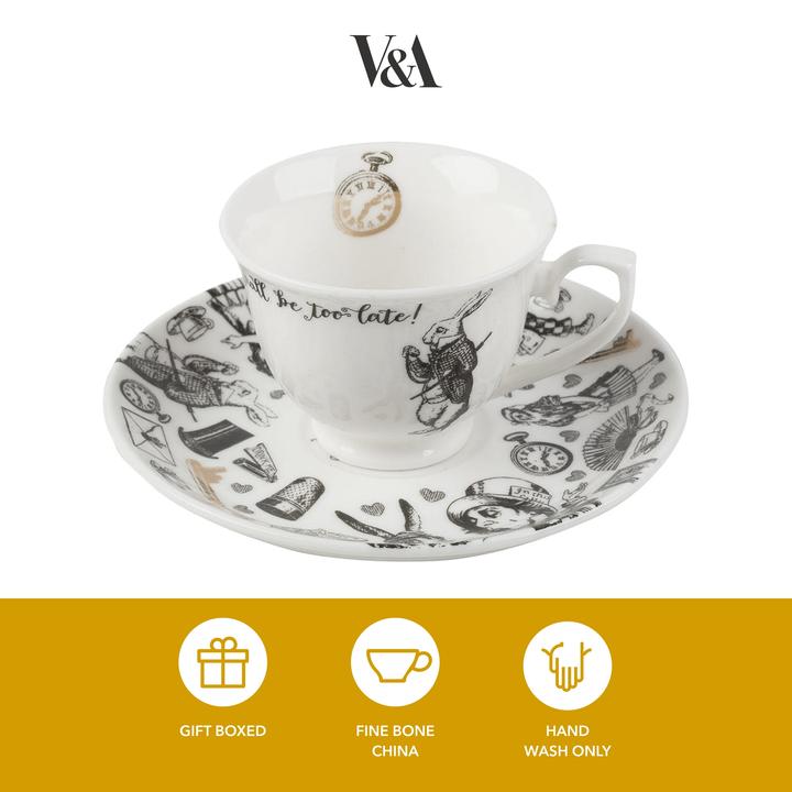 Image du produit V&A Coupe et soucoupe (100 ml)