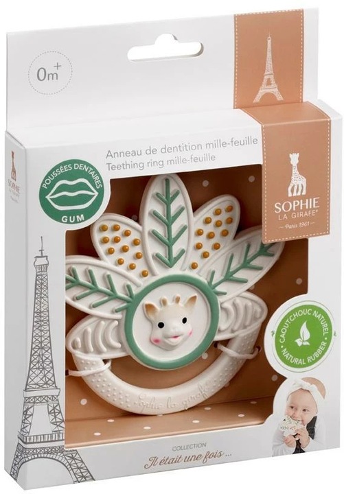 Actual product image Sophie la girafe Mille feuille bite ring