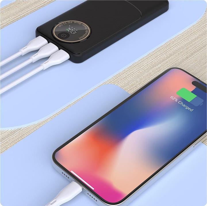 Produktbild Dudao K12 powerbank 20000mAh 22.5W Black (20000 mAh, 22.50 W, 74 Wh)