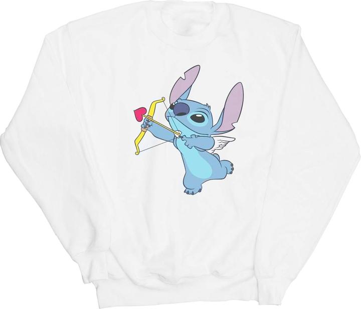 Produktbild Disney Lilo And Stitch Stitch Cupid Valentines Sweatshirt Mädchen (104)