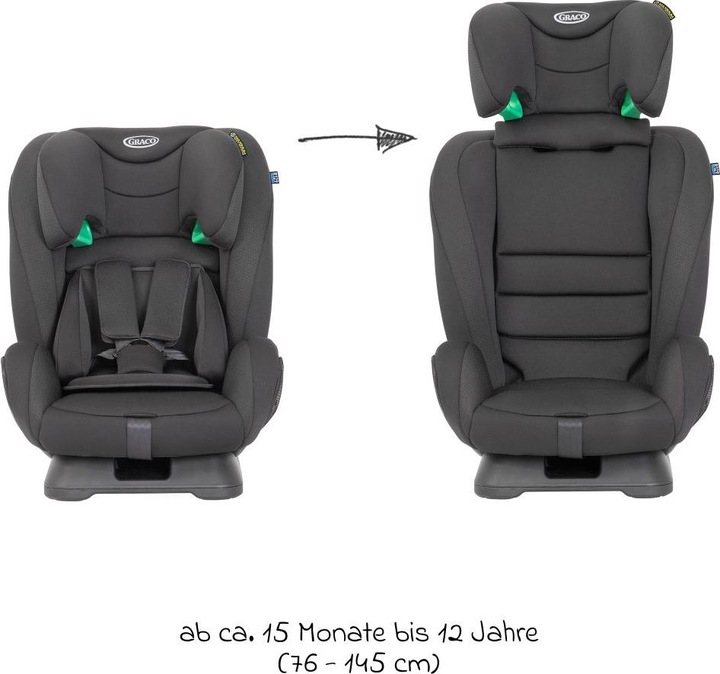 Productafbeelding Graco FlexiGrow R129 kinderzitje vanaf 15 maanden. (Zitverhoger, ECE R129/i-Size standaard)