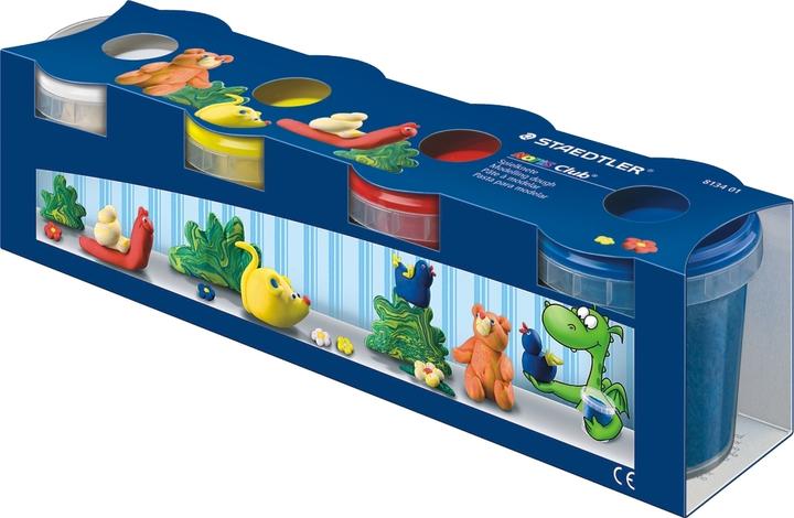 Actual product image Staedtler Play dough Basic 4pcs. white,yellow,red,blue