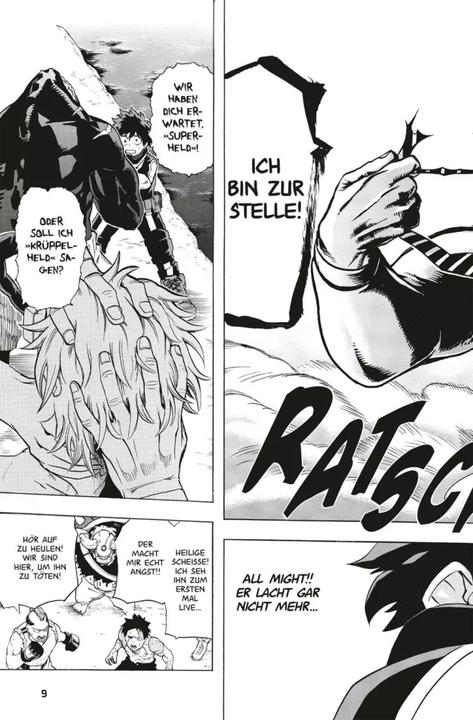 Actual product image My Hero Academia, Band 3 (German, Kohei Horikoshi, 2016)