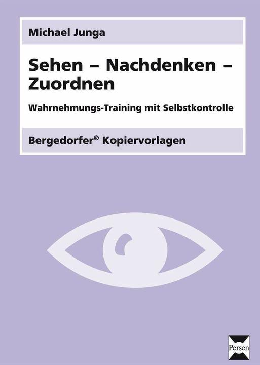 Produktbild Sehen - Nachdenken - Zuordnen (Deutsch, Michael Junga, 2014)
