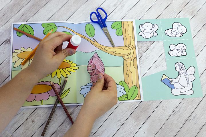 Produktbild Wir basteln. - Malen, Ausschneiden, Kleben - Feen