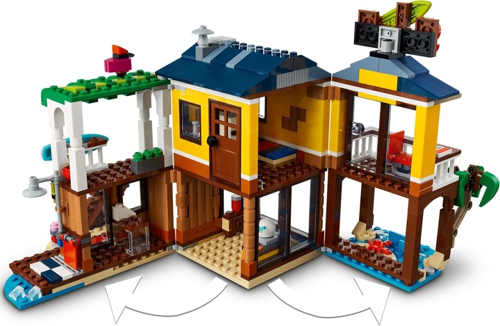 Image du produit LEGO Maison de plage des surfeurs (31118, LEGO Creator 3-in-1)