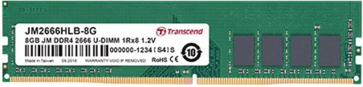 Produktbild Transcend JetRam (1 x 8GB, 2666 MHz, DDR4-RAM, DIMM)