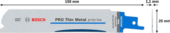 Actual product image Bosch Professional Zubehör PRO Thin Metal precise S937EAF