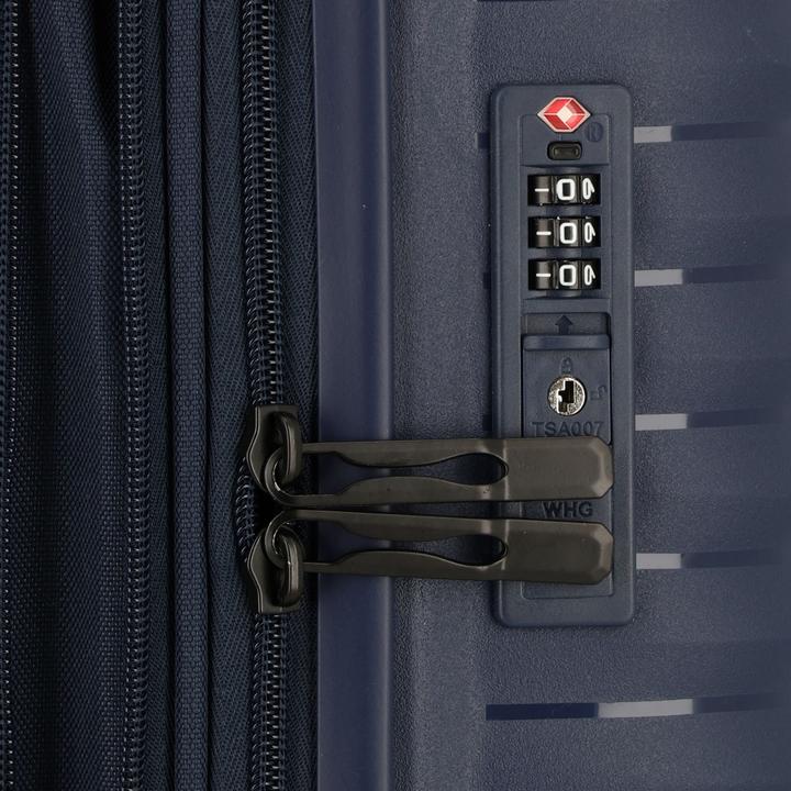 Actual product image D&N Travel Line 4500 4-wheel cabin trolley S 55 cm with stretch fold (38 l, Hand luggage (up to 50 litres))