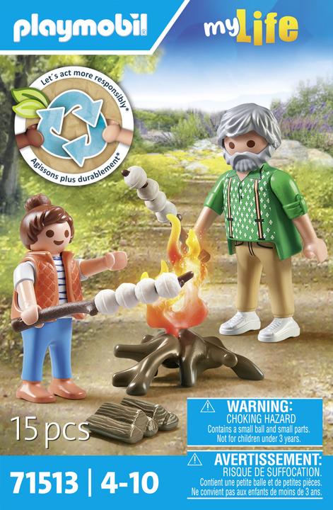 Actual product image Playmobil Campfire with marshmallows (71513, Playmobil My Life)