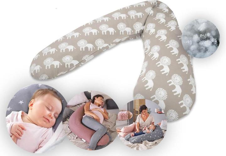 Produktbild Theraline Stillkissen "Das Original" mit Polyester Hohlfaser Füllung inkl. Bezug 190 cm (38 cm)