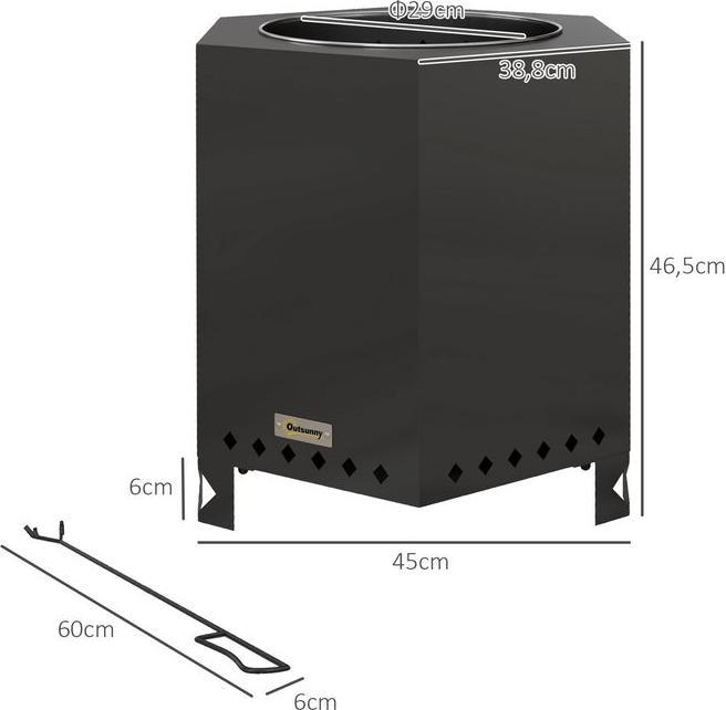 Actual product image Swisshandel24 Table fire (38.80 cm)