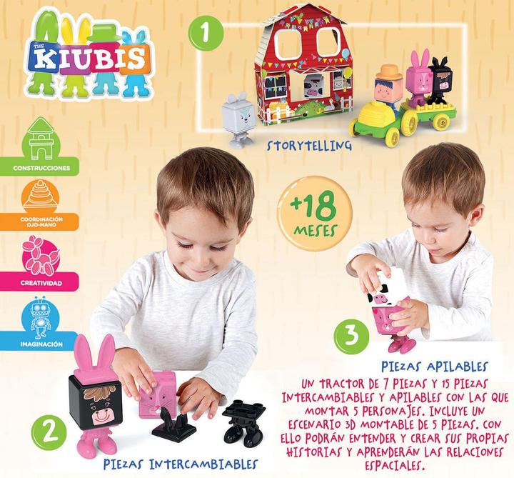 Immagine prodotto Educa 19224 Creatività Big Box La Fattoria dei Kiubi Party da 2+ anni (2 - 4 anni)