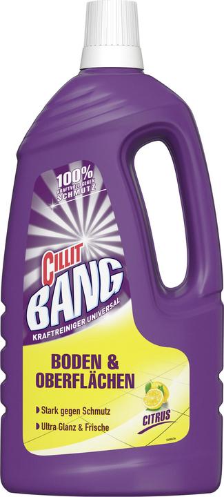 Cillit Bang Kraftreiniger Boden & Multi-Fett Citrus - Starker Allzweckreiniger für Küche, Bad