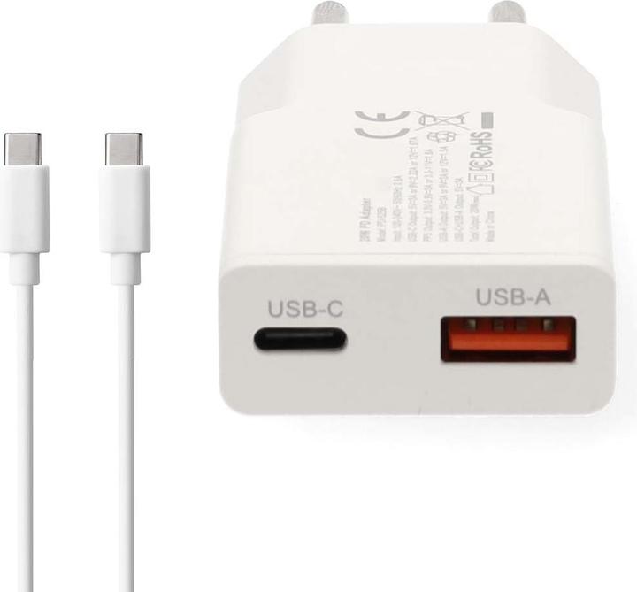 Produktbild Nedis Netzladegerät | 20 W | GaN | PD3.0 | Schnellladefunktion | 1.5 / 2.0 / 2.22 A / 3.0 A | Anzahl (20 W)