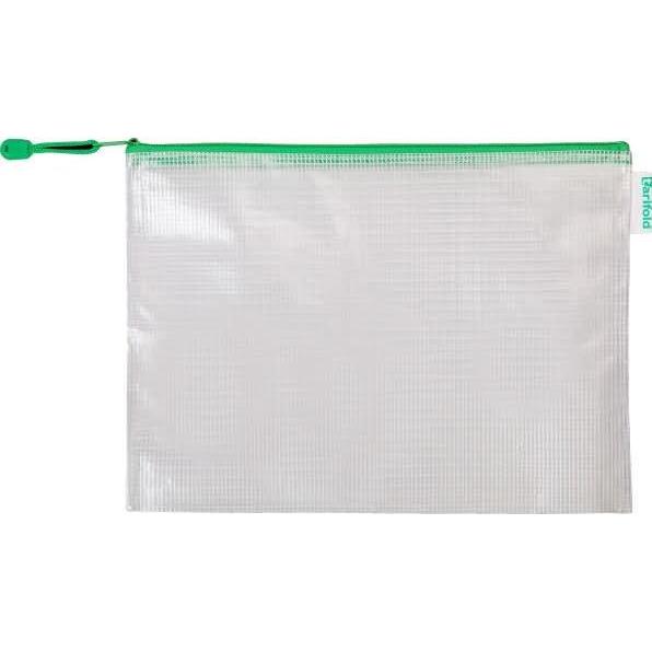 Thumbnail - Tarifold, Mappe, Reissverschlusstasche PVC grün A4 330x240mm VE=8 Stück (A4, 8 x)