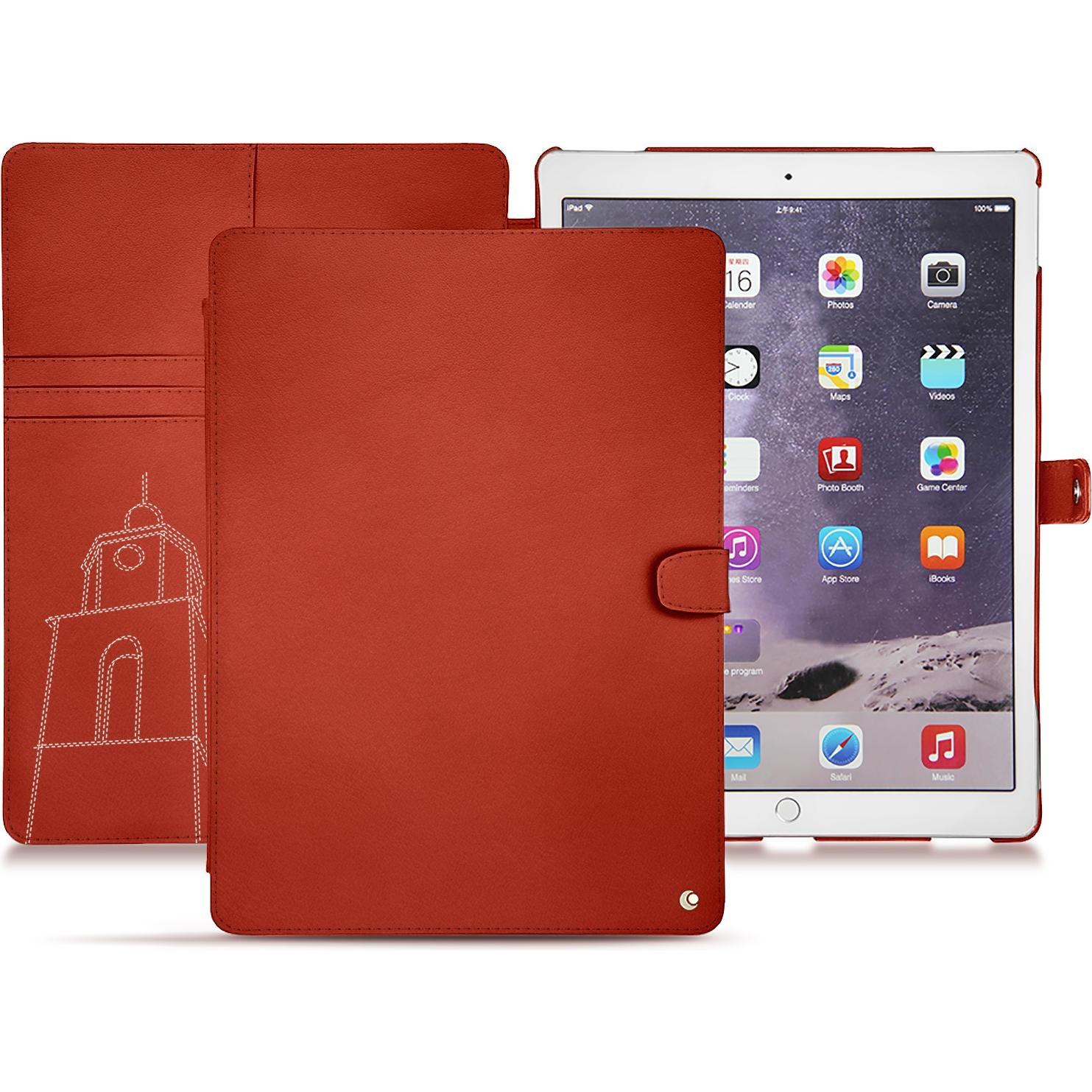 Noreve Lederschutzhülle Wallet (iPad Pro 12.9 2017 (2. Gen)), Tablet Hülle, Grau