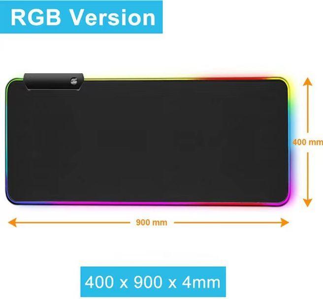 Actual product image MU Classic Gaming Mouse Pad with RGB Lighting