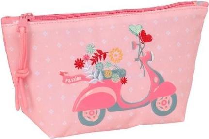 Actual product image Safta Moos Passion Children's School Toiletry Bag with Makeup Case