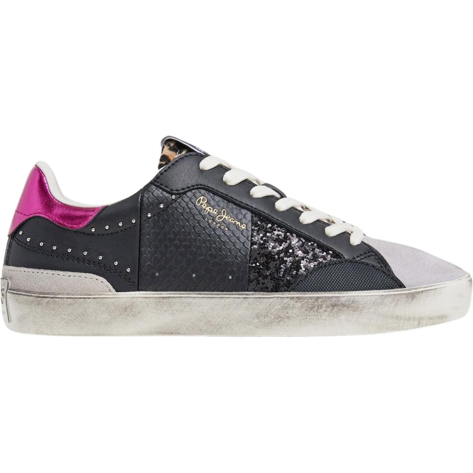 Pepe Jeans, Damen, Sneaker, sneakers lane city, Schwarz, (36)