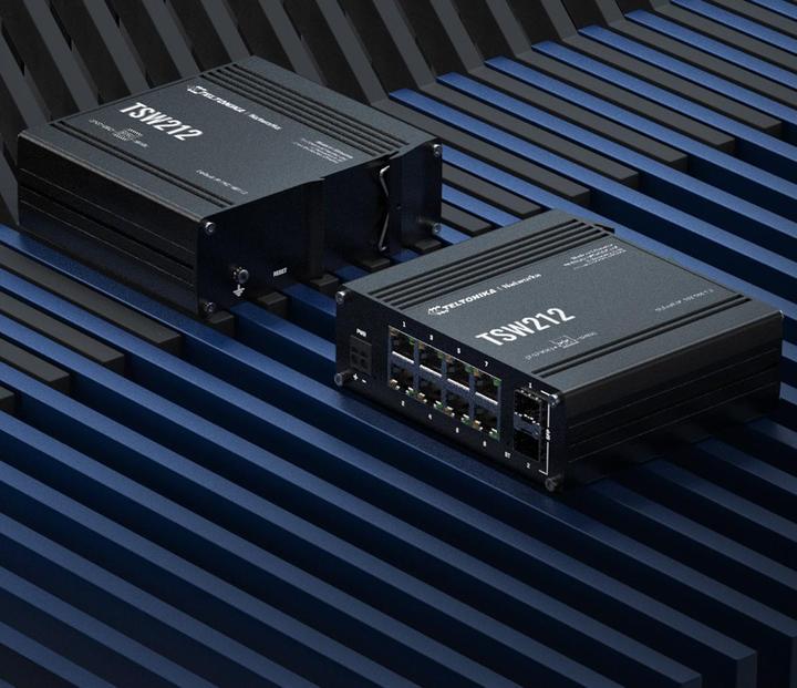 Actual product image Teltonika TSW212 SFP M (10 Ports)