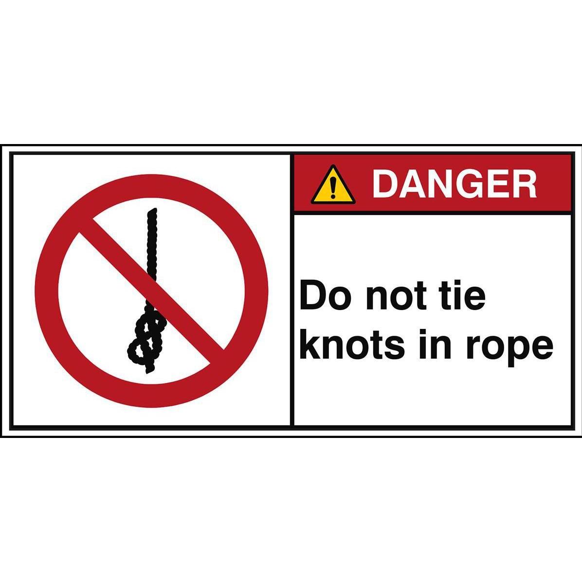 Brady, Sicherheitskennzeichnung, ISO Safety Sign - Do not tie