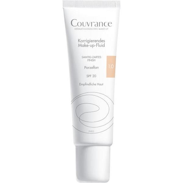Avène, Foundation, Couvrance Korrigierendes Make-Up-Fluid (01 Porcelain)