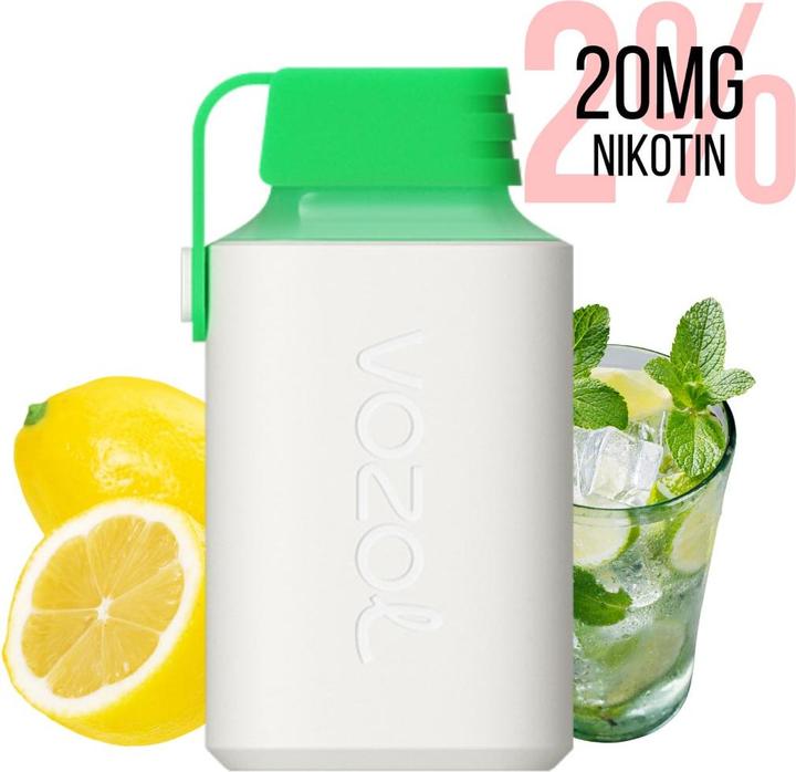 Actual product image Vozol Gear 600, Lemon Mojito (Sweet lime, Mint, Mojito)