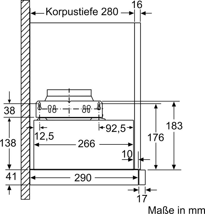 Produktbild Bosch Hausgeräte DFM064W54 (Flachschirmhaube)