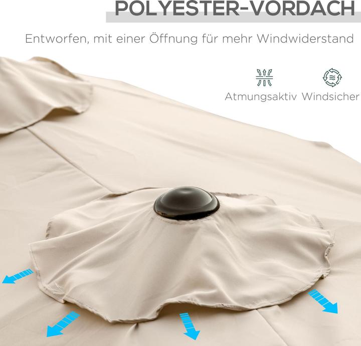 Actual product image Outsunny Parasol (1.47 m)