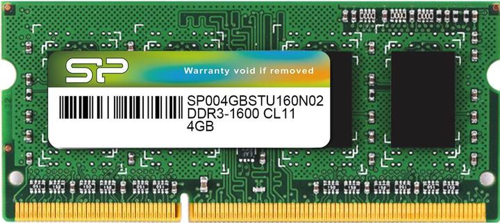 Actual product image Silicon Power SP004GBSTU160N02 (1 x 4GB, 1600 MHz, DDR3-RAM, SO-DIMM)